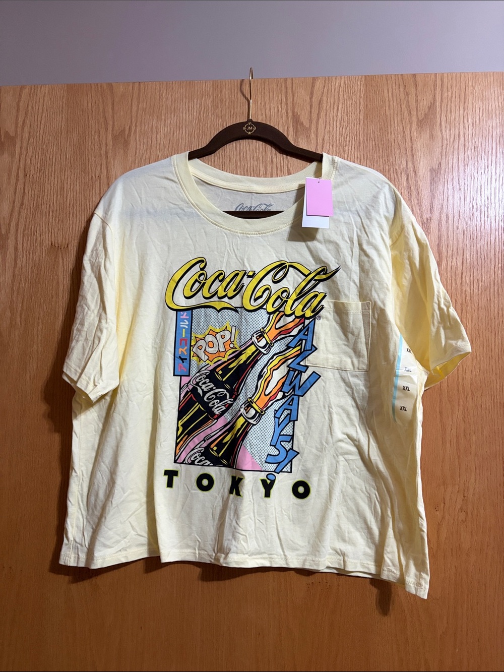 Coca Cola Yellow Tokyo Graphic Tee